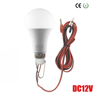 Dc12v Led 燈泡便攜式 Led 燈戶外營地帳篷夜間釣魚吊燈燈鱷魚鱷魚夾, 用於戶外照明