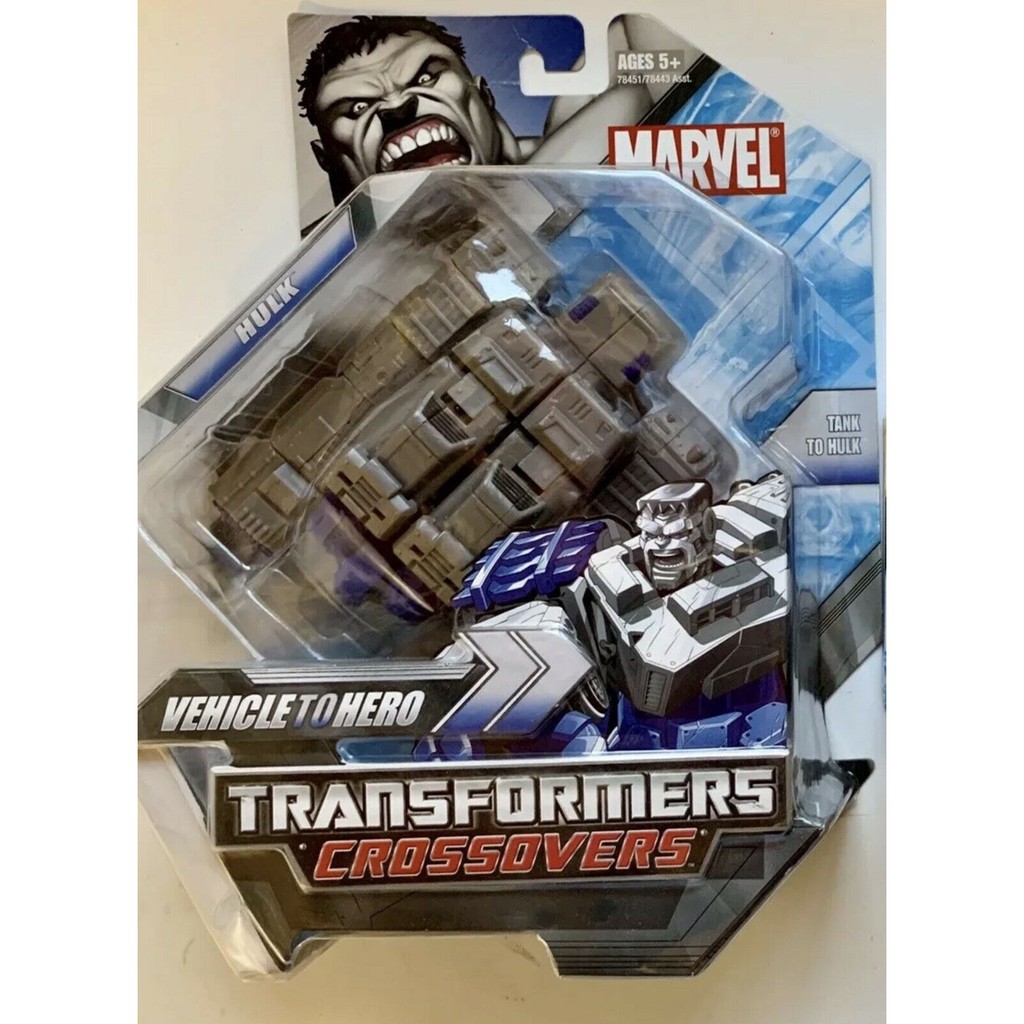 全新稀有絕版老物 漫威 綠巨人浩克 變形金剛吊卡 特殊異色板 Transformers Crossovers Hulk