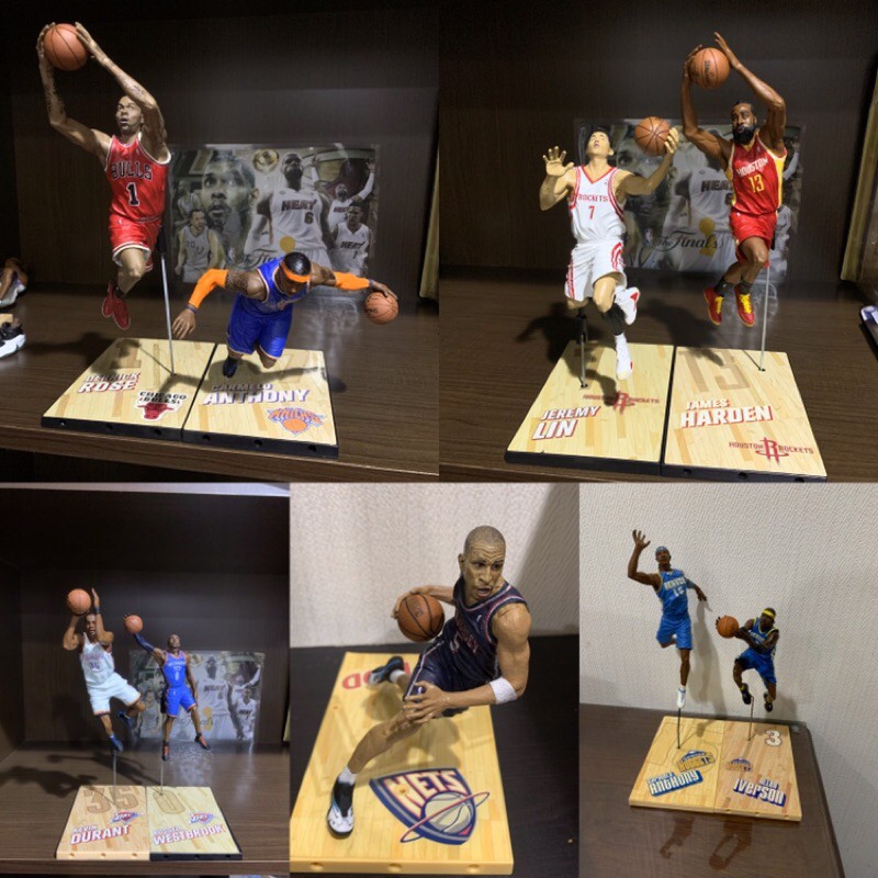 NBA 麥法蘭 Mcfarlane 普體 變體 限量 火箭 雷霆 尼克 籃網 金塊