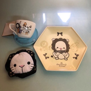 (全新現貨)7-11深情馬戲團 華麗隨行包/小零錢包/票卡包、咖啡優雅杯盤組、六角拼圖大餐盤