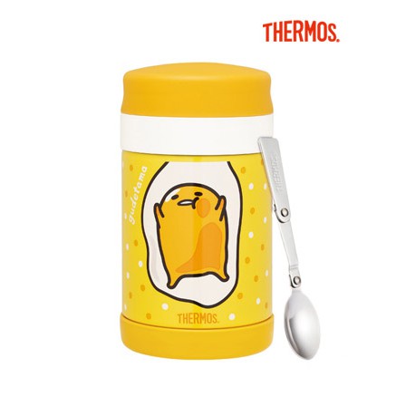 【附湯匙】Thermos 膳魔師 不銹鋼真空燜燒罐 蛋黃哥(懶洋洋篇) 470ML 0.47L 食物罐 保溫瓶 悶燒罐