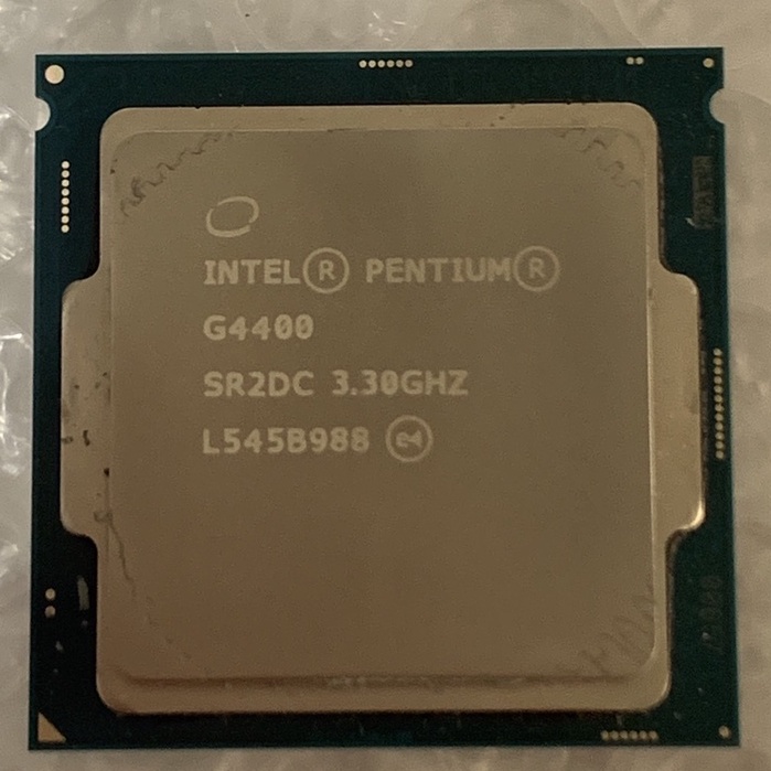 Intel Pentium G4400 CPU 無風扇 Skylake 六代 1151腳位