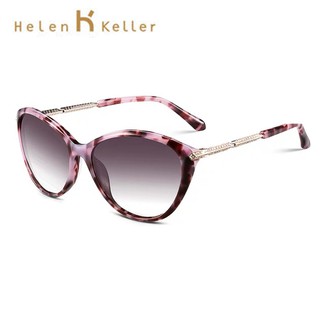 Helen Keller 時尚偏光墨鏡 星光閃耀復古貓眼 抗紫外線 H8335-P85