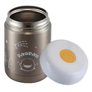 黃色小鴨SUS304不鏽鋼真空保溫食物罐-380ML-83588