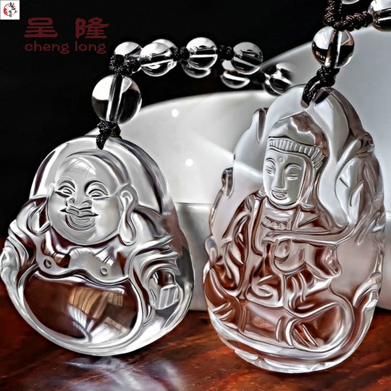 仏像　天然水晶　弥勒仏　弥勒菩薩　紅水晶 仏像 天然水晶 弥勒仏 弥勒菩薩 紅水晶 12cm