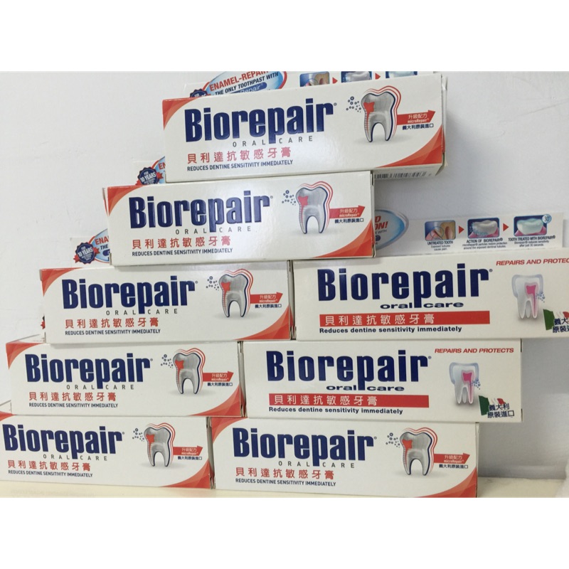 貝利達 Biorepair 抗敏感牙膏 義大利🇮🇹原裝進口