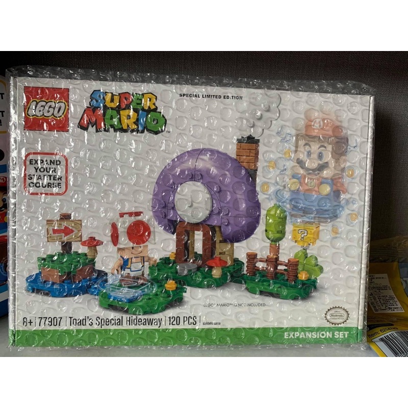 樂高 LEGO 77907 瑪莉歐 原SDCC2020 套裝蘑菇特殊隱藏關卡 美國購入 美國限定