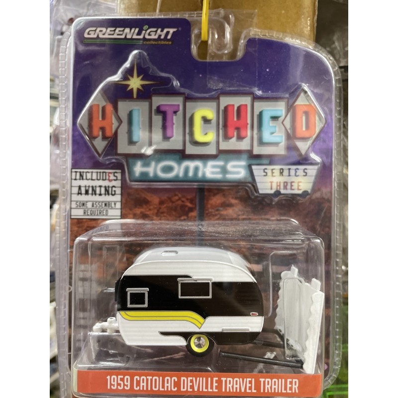 《模王》 1/64 美國綠光  模型合金車 「露營車後廂」