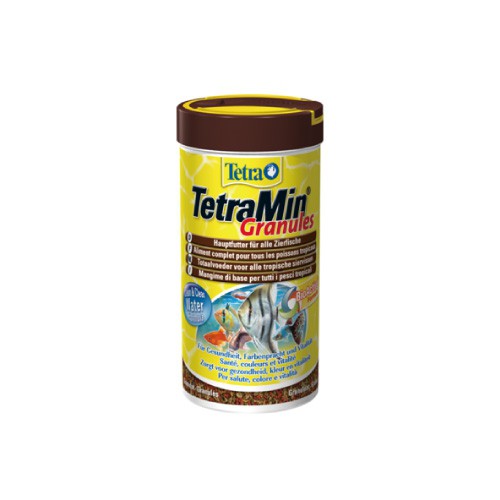 魚樂世界水族專賣店# 型號:T163 德國 Tetra MinGranuies 熱帶魚彩色顆粒飼料 250ml