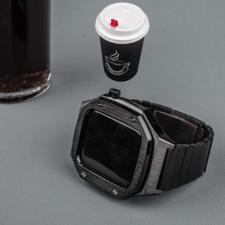 歐式改裝錶帶 改裝錶帶 適用蘋果手表Apple Watch 44MM 45MM 改裝表帶男女 輕奢 改裝錶帶 防摔 錶帶