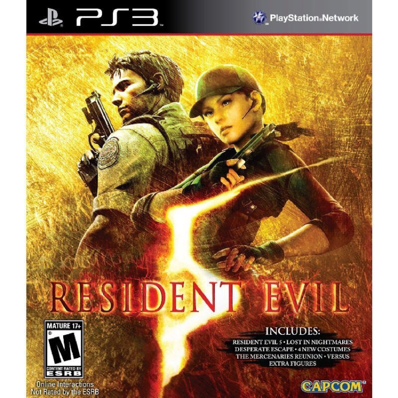 二手中古ps3 惡靈古堡5 黃金版resident Evil 亞版英文版 蝦皮購物