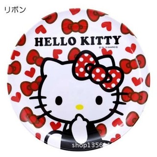 Hello Kitty密胺仿瓷美耐皿餐具盤子卡通餐盤平盤