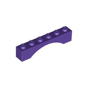 [樂磚庫] LEGO 3455 磚 拱型 深紫色 1x6 4225249