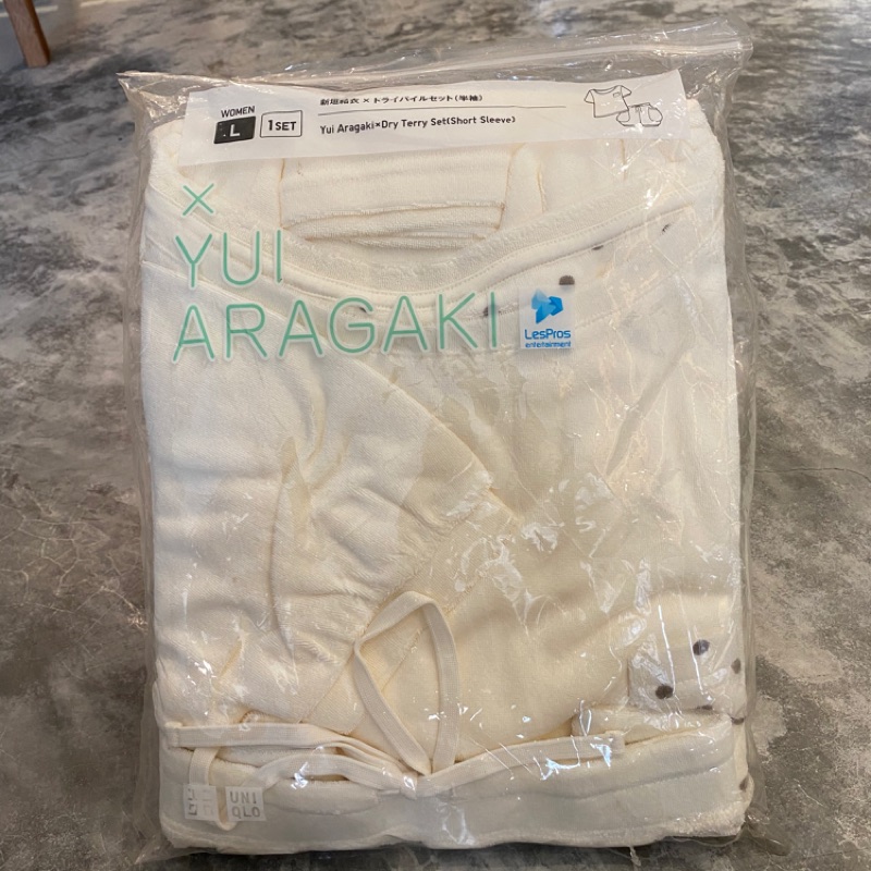 Uniqlo X 新垣結衣家居服睡衣l號上衣 褲子 蝦皮購物