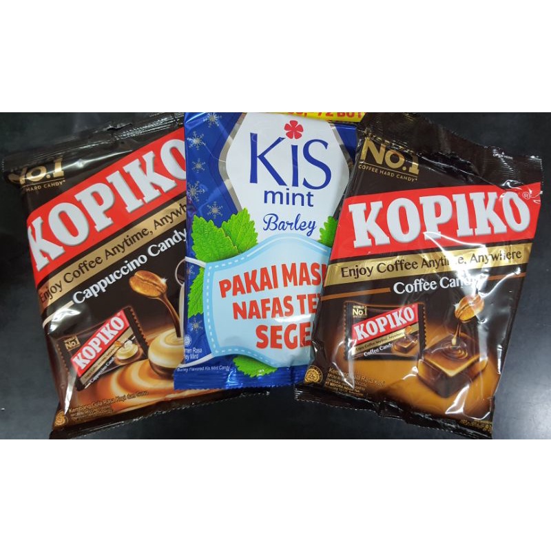 Permen Kopiko 150gr 🇲🇨印尼咖啡糖 permen kiss 125gr 薄荷口味糖果