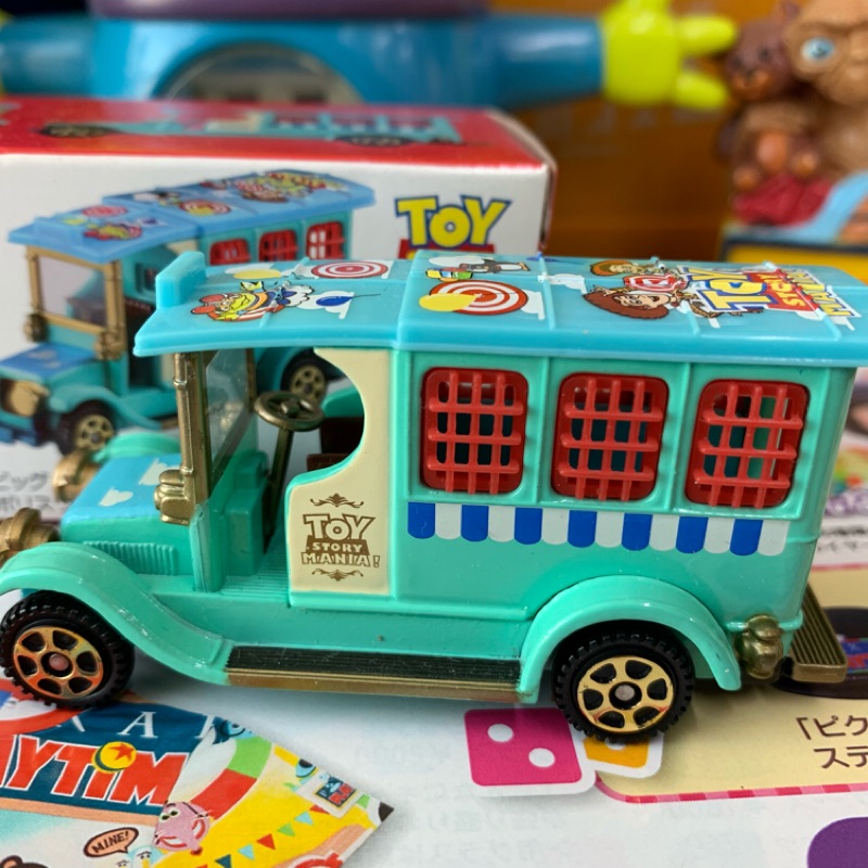 東京迪士尼樂園限定 玩具總動員 多美卡 TOMICA 胡迪 翠絲 巴斯 三眼怪 Toy Story Mania