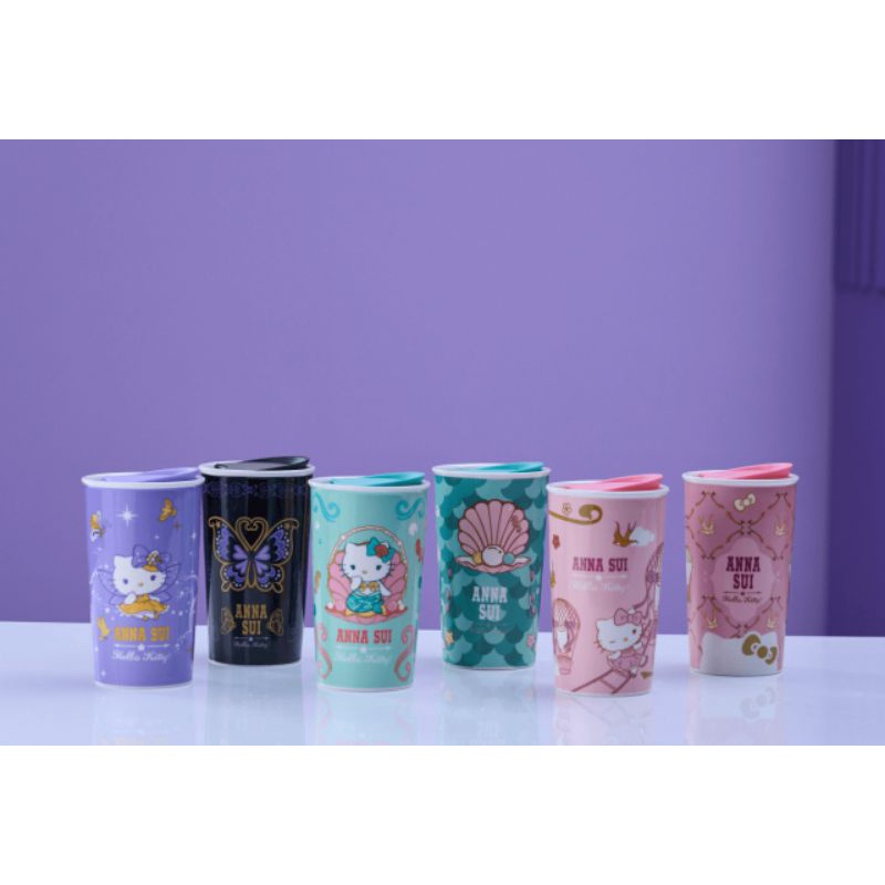 7-11 ANNA SUI 三麗鷗 Hello Kitty 雙層陶瓷馬克杯