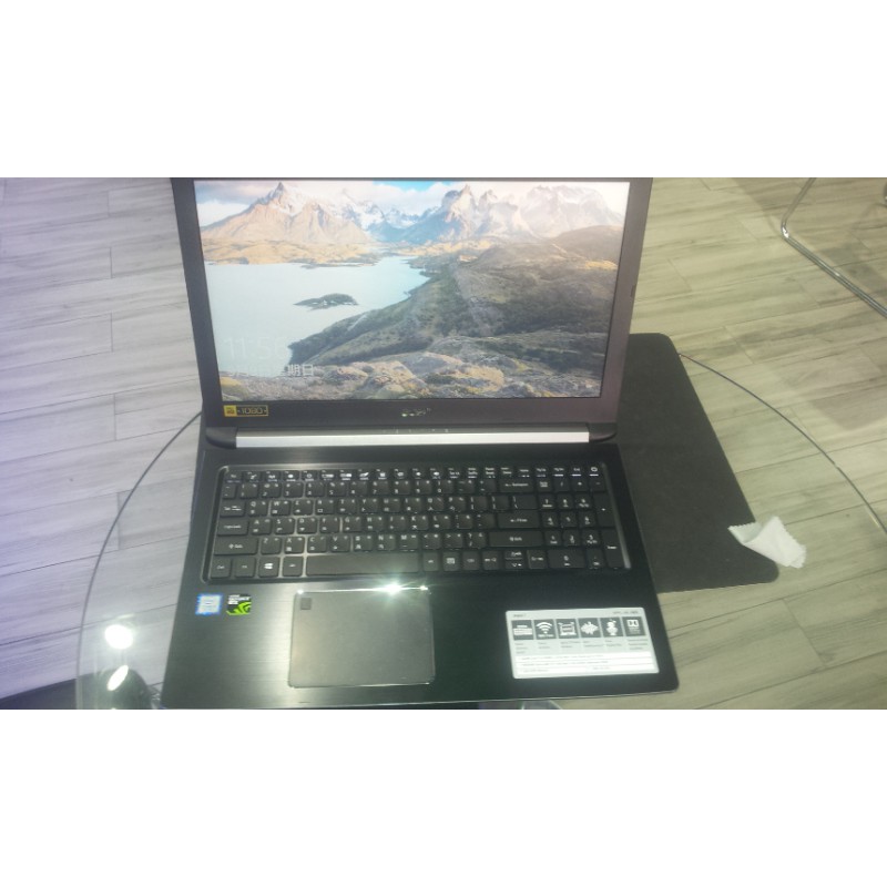 acer A715-72G-56SS i5-8300H/GTX1050 4G/4G1TB15.6吋FHD/W10已使用