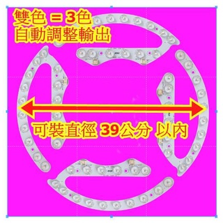 LED 燈板 雙色燈板 雙色 吸頂燈 圓形燈 三色 燈俱 3色燈條 driver 馬蹄燈 110V 251688