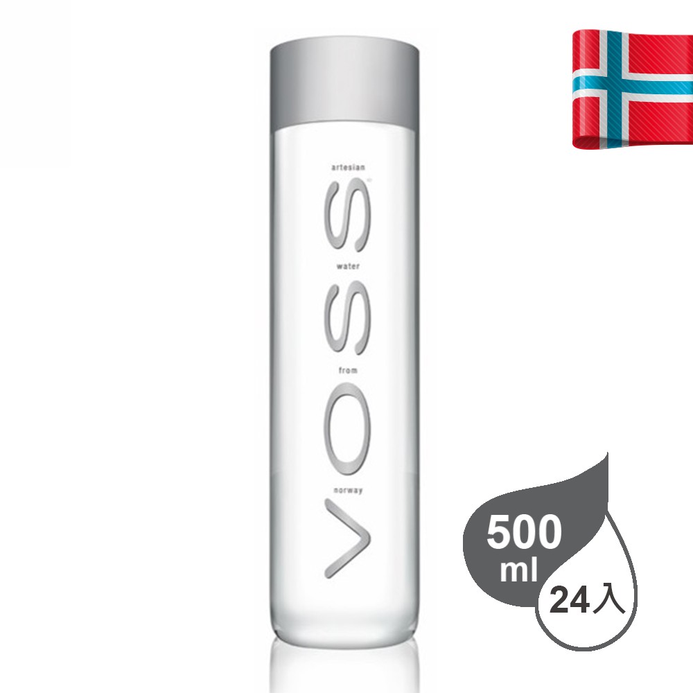 VOSS 芙絲天然礦泉水 500ml (寶特瓶)(24入/箱)