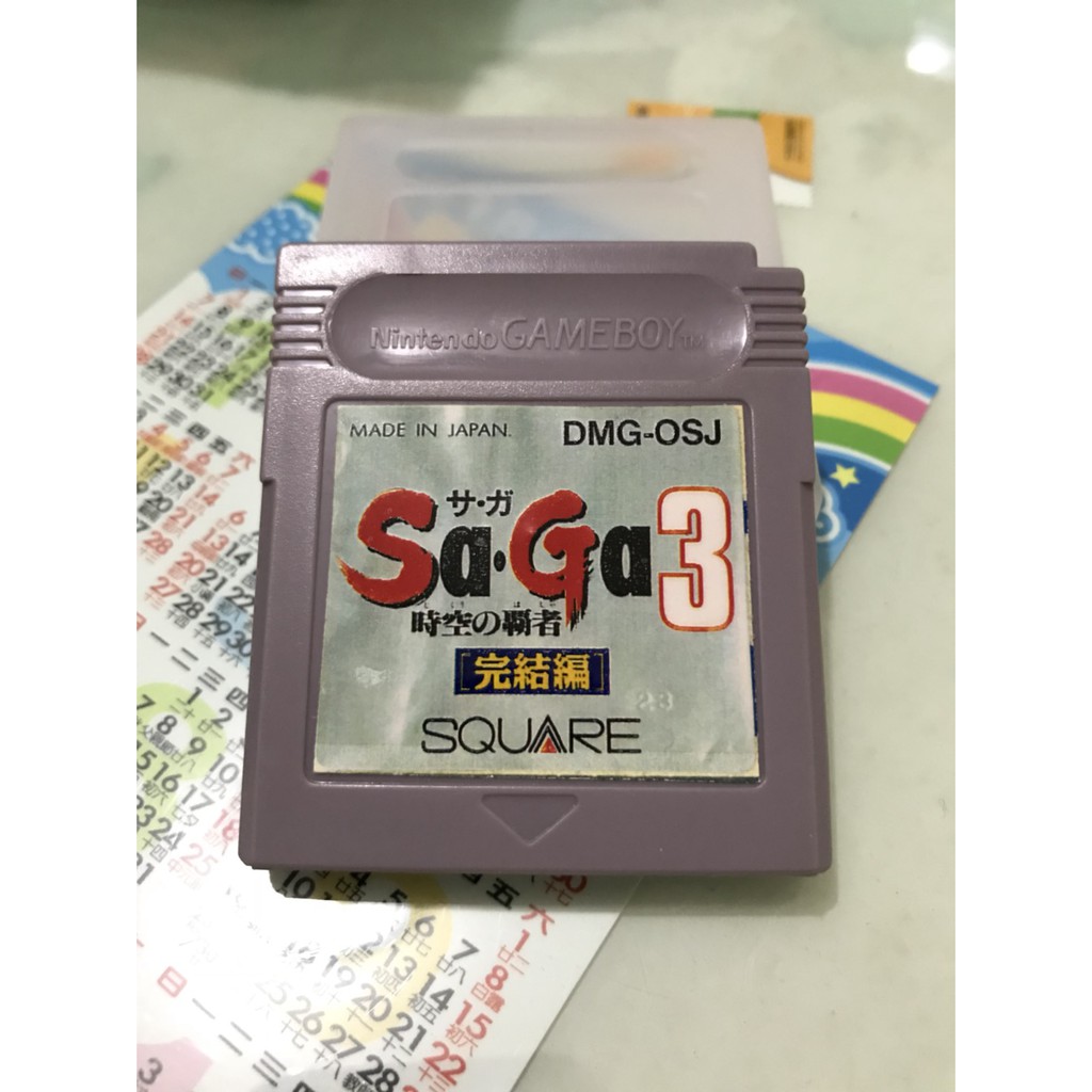GameBoy遊戲卡匣  魔界塔士 SaGa 3 時空之霸者 完結篇