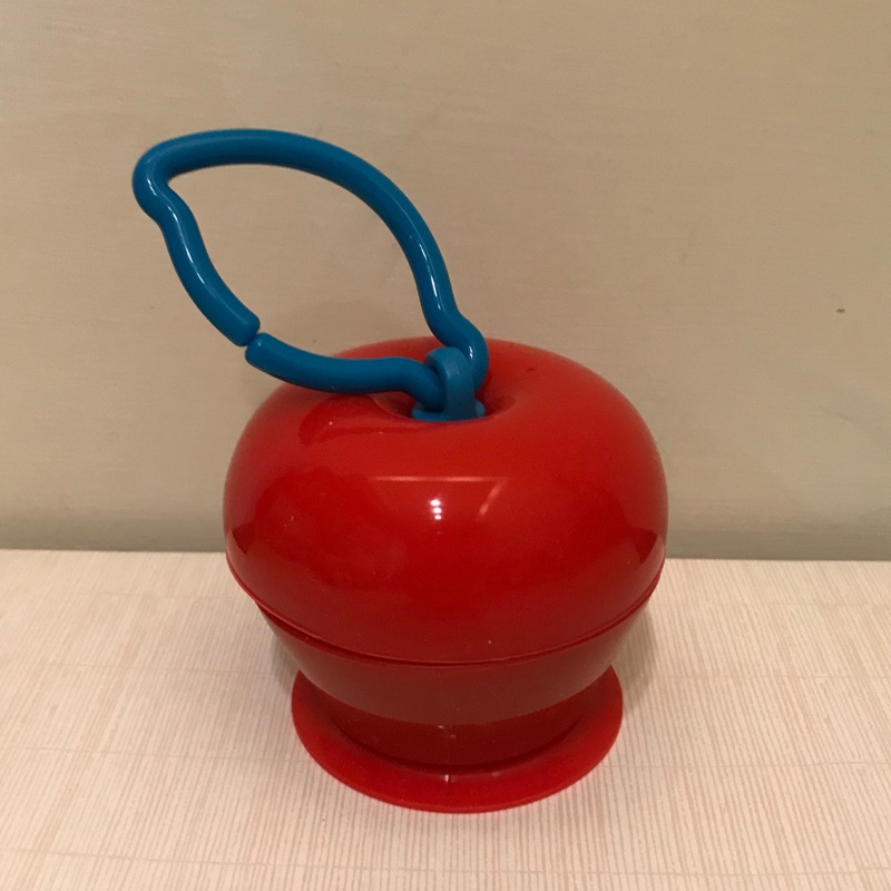 美國 Grapple 矽膠創意小物 三爪玩具俏吸盤-紅蘋果