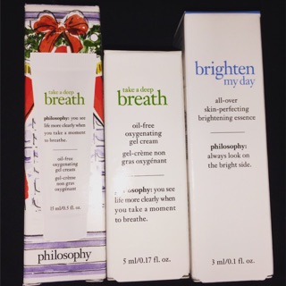 Philosophy肌膚哲理💋微導煥膚霜組✔️一日煥白亮採精華液✔️深呼吸活氧防護胡桃鉗限定版一瓶希望保濕霜試用特價