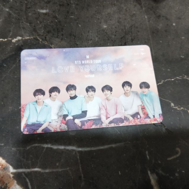 防彈bts 演唱會票卡 蝦皮購物