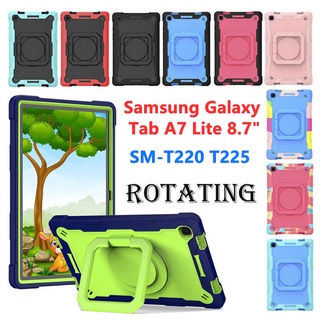 SAMSUNG 適用於三星 Galaxy Tab A7 Lite 8.7 SM-T220 T225 重型防震旋轉硬殼 2