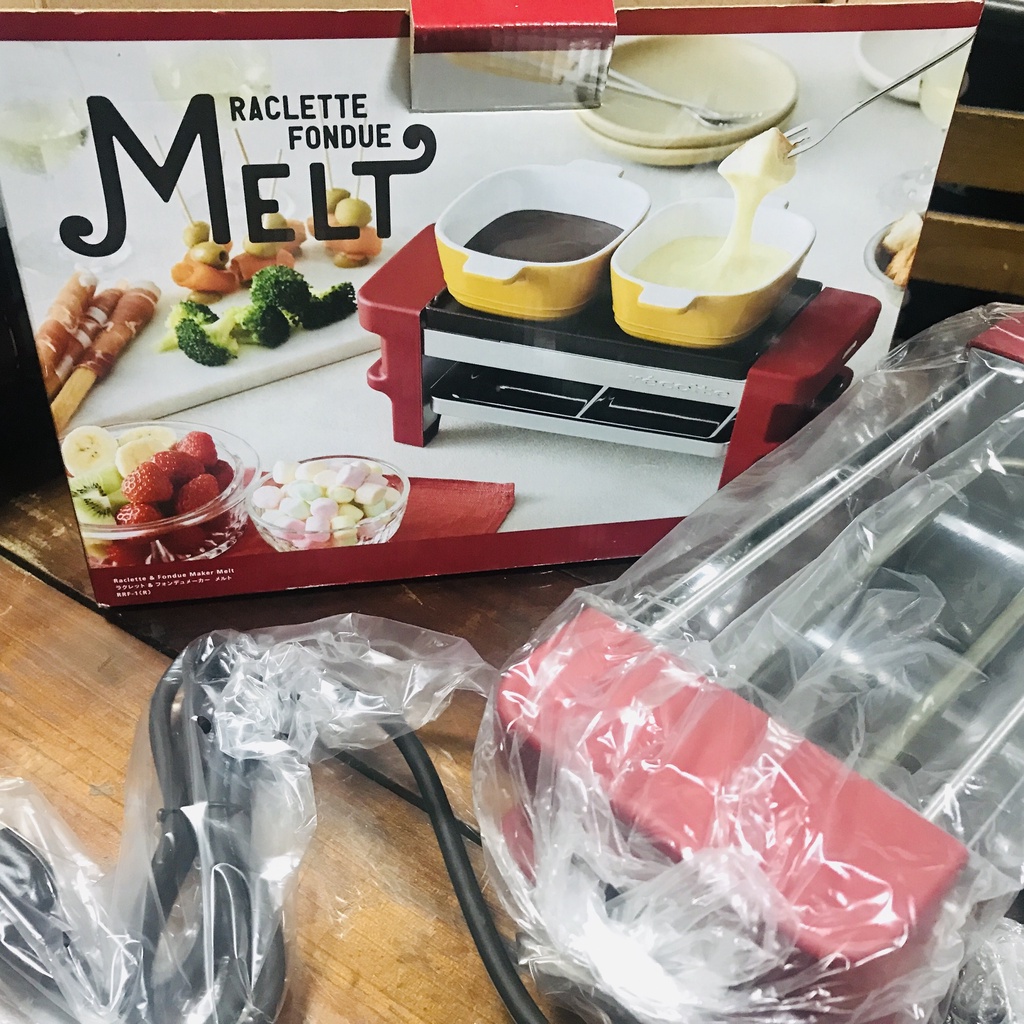 Recolte Raclette Fondue Melt 迷你雙層煎烤盤組