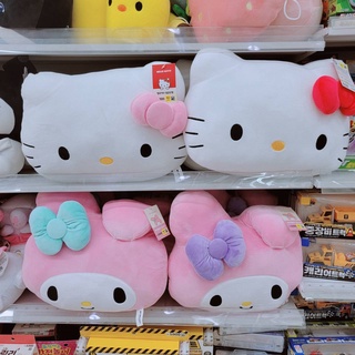 【韓國預購】韓國 大創 DAISO 三麗鷗家族 HELLO KITTY KT貓 美樂蒂 大頭抱枕 ❣樂在韓國代購❣