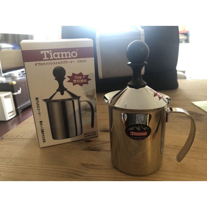 Tiamo奶泡杯200mlHA1528全新未使用