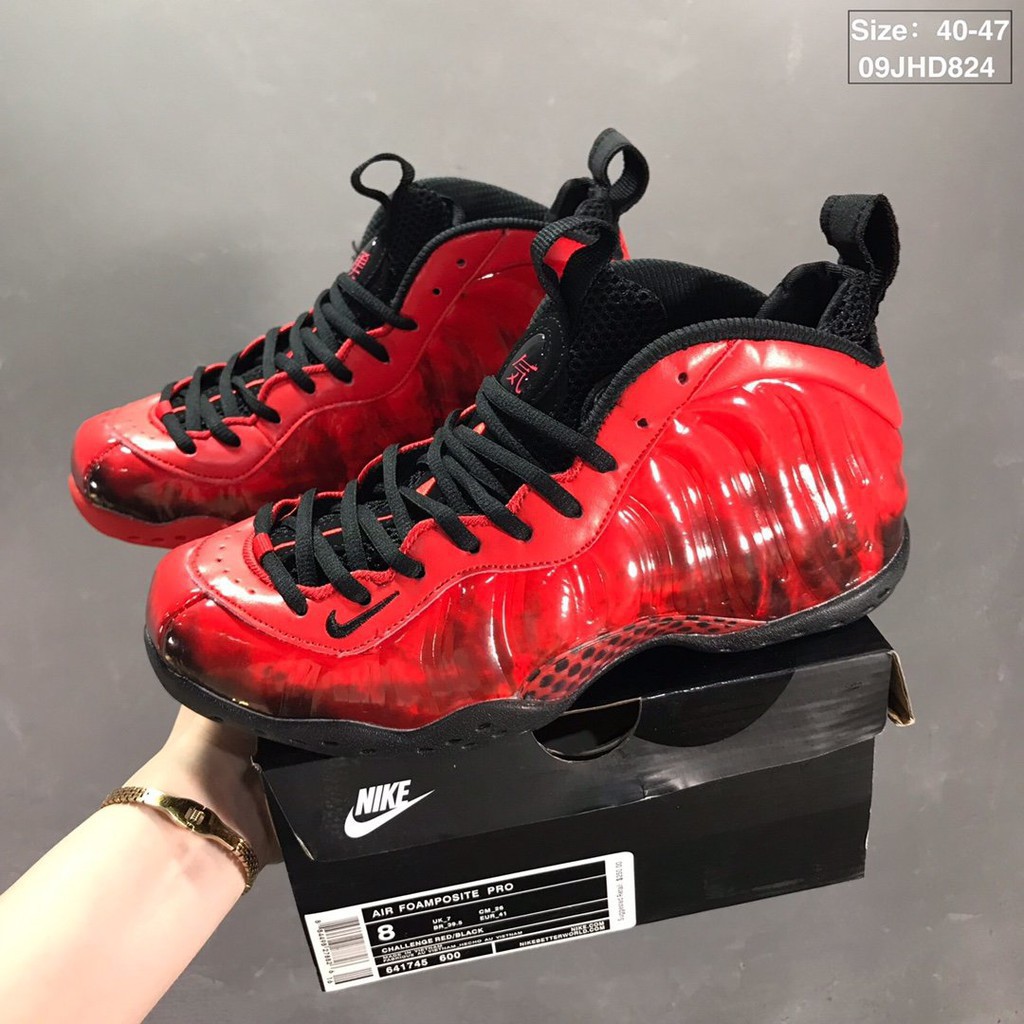 NIKE AIR FOAMPOSITE PRO FLEECE WOOLDARK GRAY ...