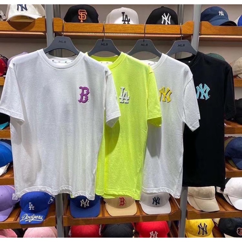 韓國免稅代購-MLB 最新款 塗鴉短袖T
