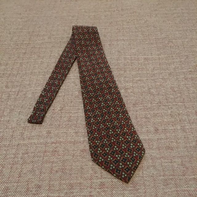 古著 Christian Dior 精品 型男必備 vintage 絲質領帶 紳士領帶 花卉領帶 古著領帶