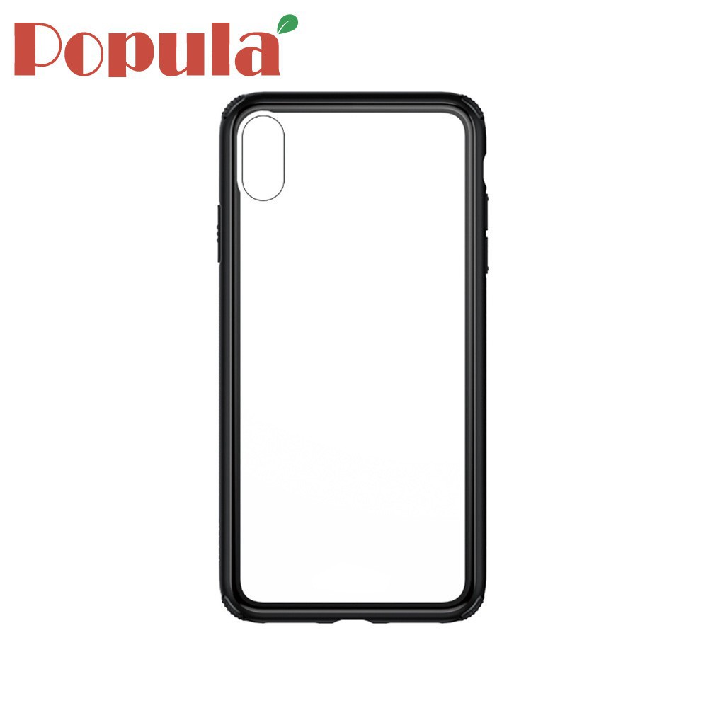 Popula 軍規級 iPhone Xs 雙材質鋼韌玻璃保護殼 (5.8吋) 現貨 廠商直送