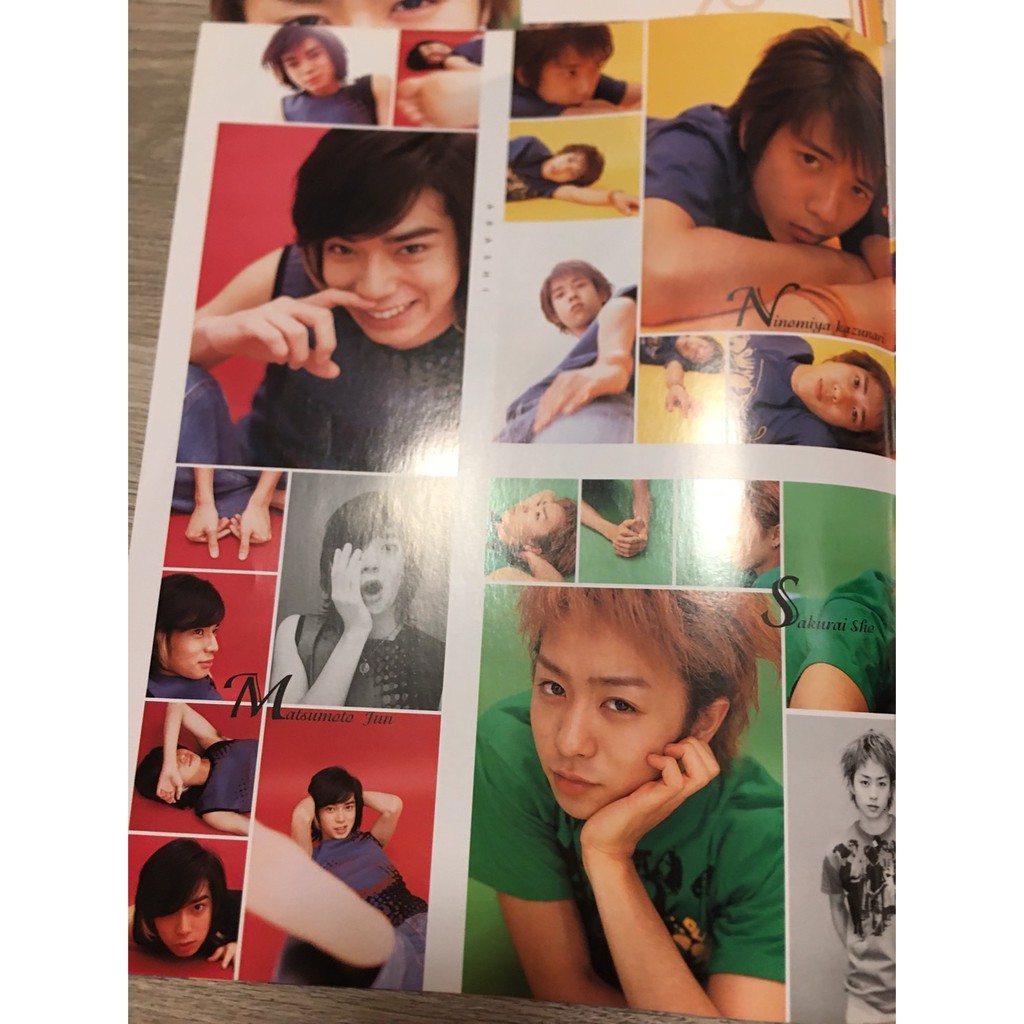 嵐arashi 大野智櫻井翔相葉雅紀二宮和也松本潤雜誌內頁海報 蝦皮購物