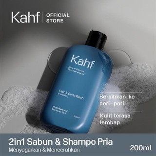 KAHF Sabun Mandi Pria lelaki aroma Mint Hair Body Wash Halal