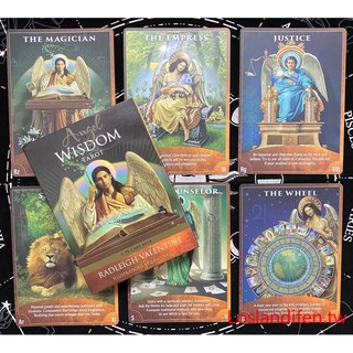 天使智慧塔羅牌 新款 Angel Wisdom Tarot 英文定製指引卡牌 占卜 派對遊戲