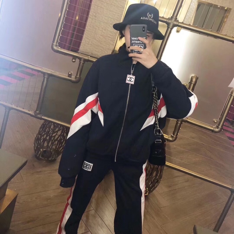 小香風格連身運動服運動套裝連身服 蝦皮購物