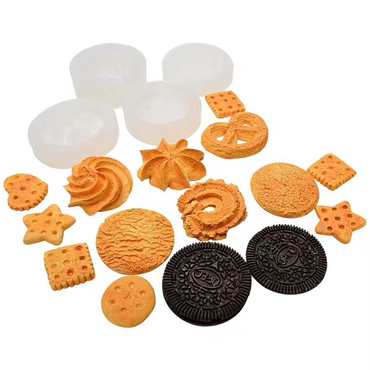 【C❤L】翻糖矽膠模具  新款奧利奧 威化 夾心餅乾模具巧克力食品級  烘培蠟燭 模具