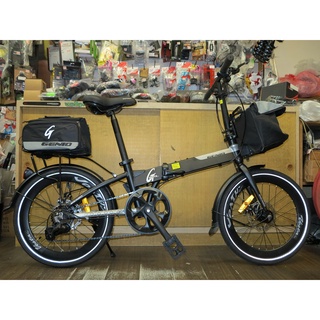 【冠鑫自行車】美騎樂 GENIO AFD8 20吋 8速 機械碟煞 鋁合金 折疊車 小摺 通勤車 旅行車 高雄