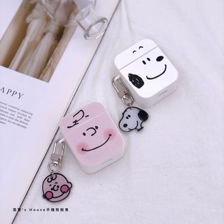 現貨🔥適用AirPods1/AirPods2/AirPods Pro 方形史努比&查理布朗 防摔防撞矽膠保護套