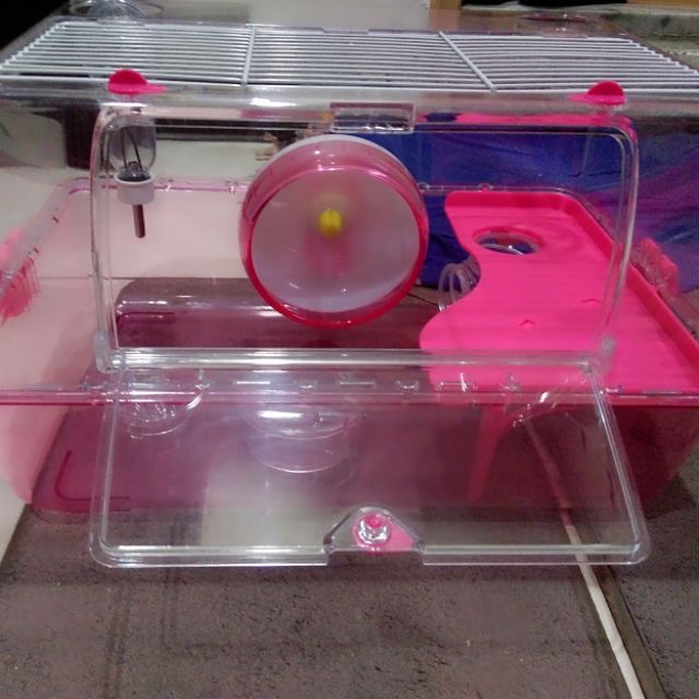 （oliwang5）SANKO ROOMY 寵物鼠學舍(粉紅色)

鼠籠 倉鼠籠