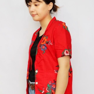 日本古著夏威夷風短袖外套 日本購入
