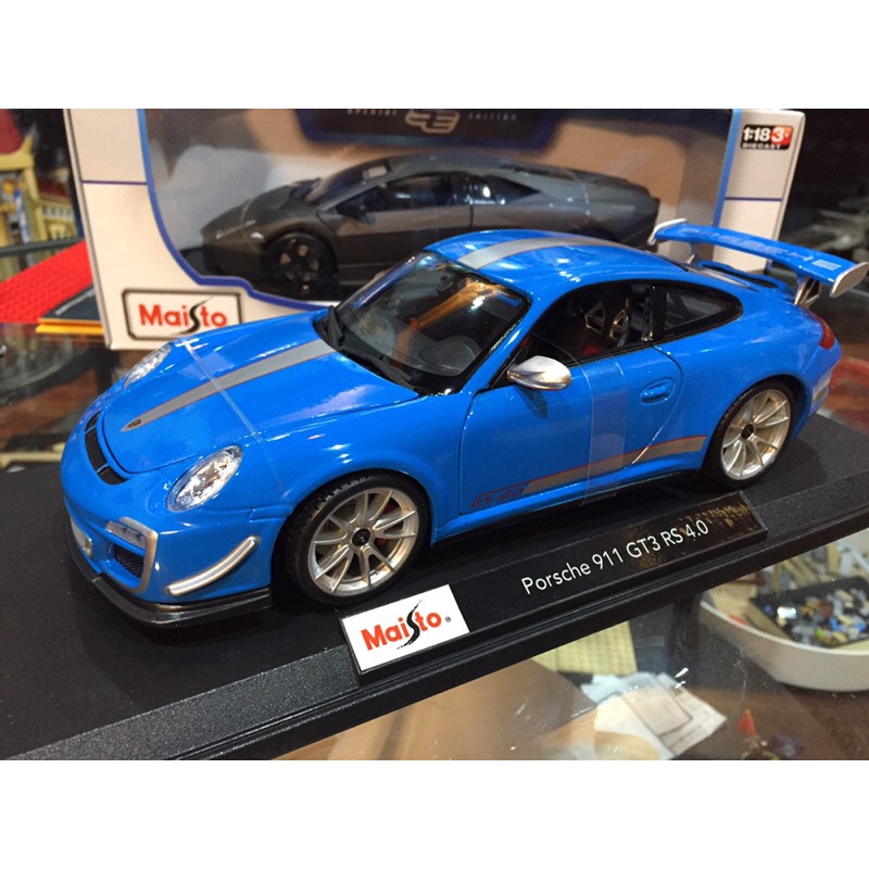 超級跑車 保時捷 911 GT3 RS 模型車 1:18