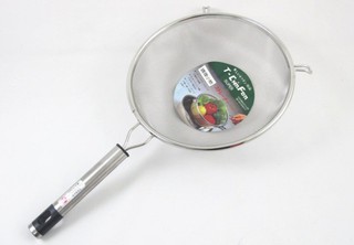 臺灣製 #304 不鏽鋼果汁網18cm(大) 18-8不銹鋼豆漿網 濾茶網 萬用濾網 洗水果、洗蔬果、洗米