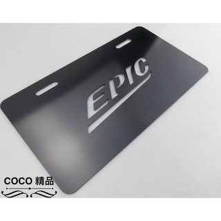 COCO機車精品 EPIC 車牌框 強化板 小七26CM 後牌板 適用 勁戰 光陽 三陽 黑鐵