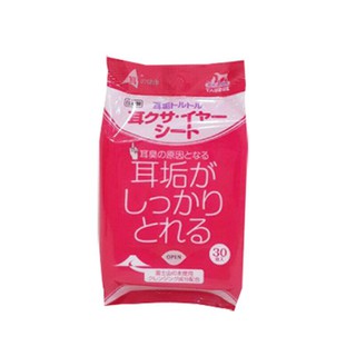 日本 TAURUS 金牛座-耳垢清光光 寵物犬貓外耳清潔濕紙巾 30枚 狗清潔 貓清潔