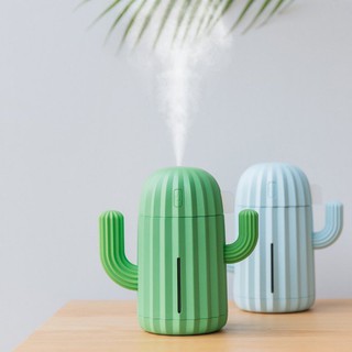 可愛仙人掌便攜式充電款usb無線加濕器噴霧迷你小型少女網紅香薰機車載家用靜音臥室學生宿舍床頭桌面辦公室